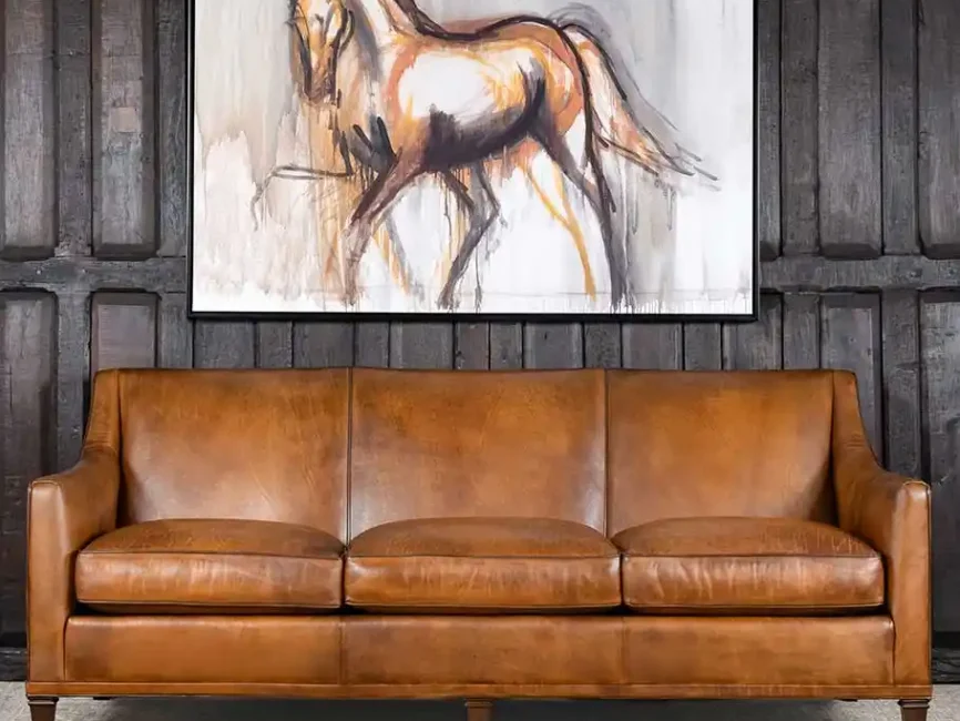 Chesterfield Russell Leather Sofa