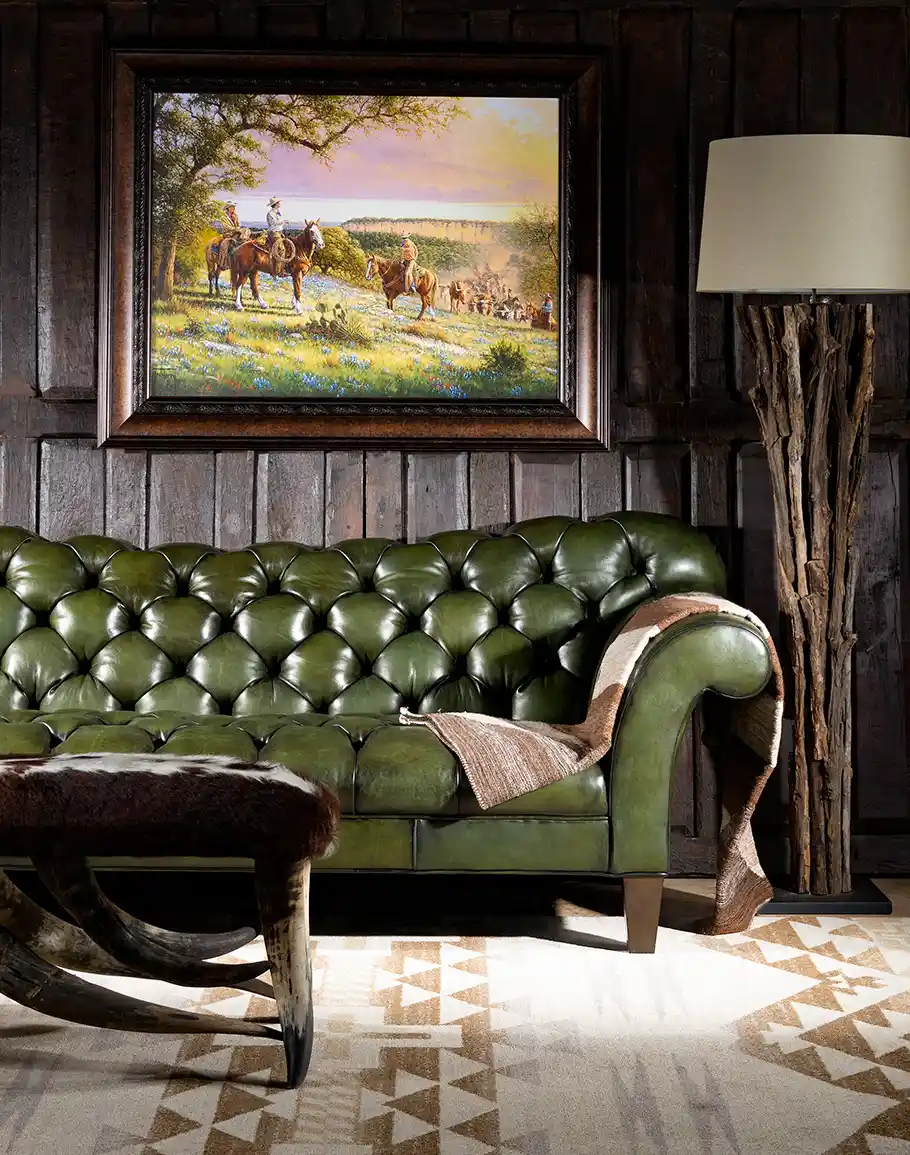 Chesterfield Viridian Sofa - Image 2