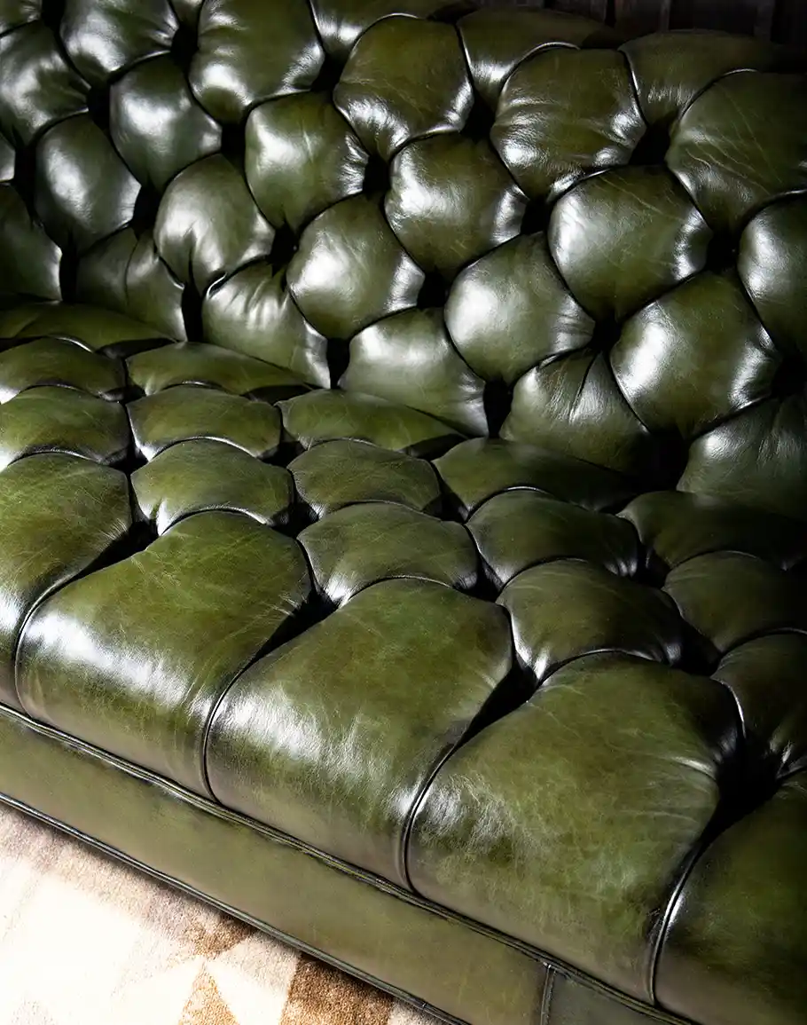 Chesterfield Viridian Sofa - Image 6