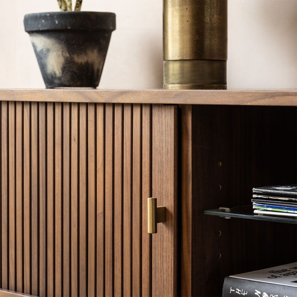 Archive Solid Oak Wood Media Unit #2 - Image 4