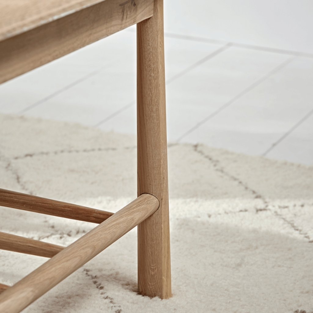 Ella Scandinavian Style Oak Wood Coffee Table - Image 6