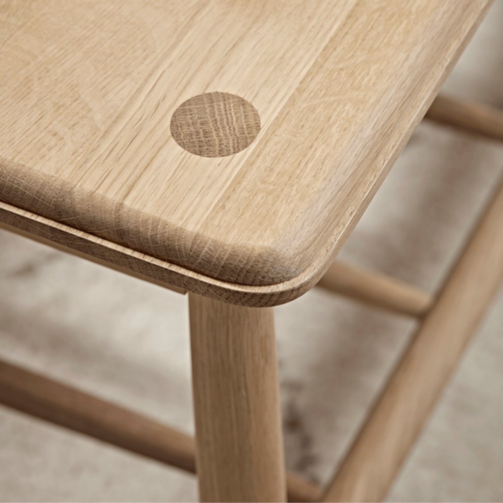 Ella Scandinavian Style Oak Wood Coffee Table - Image 5