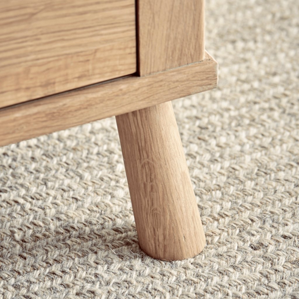 Ella Scandinavian Style Oak Wood Sideboard - Image 5