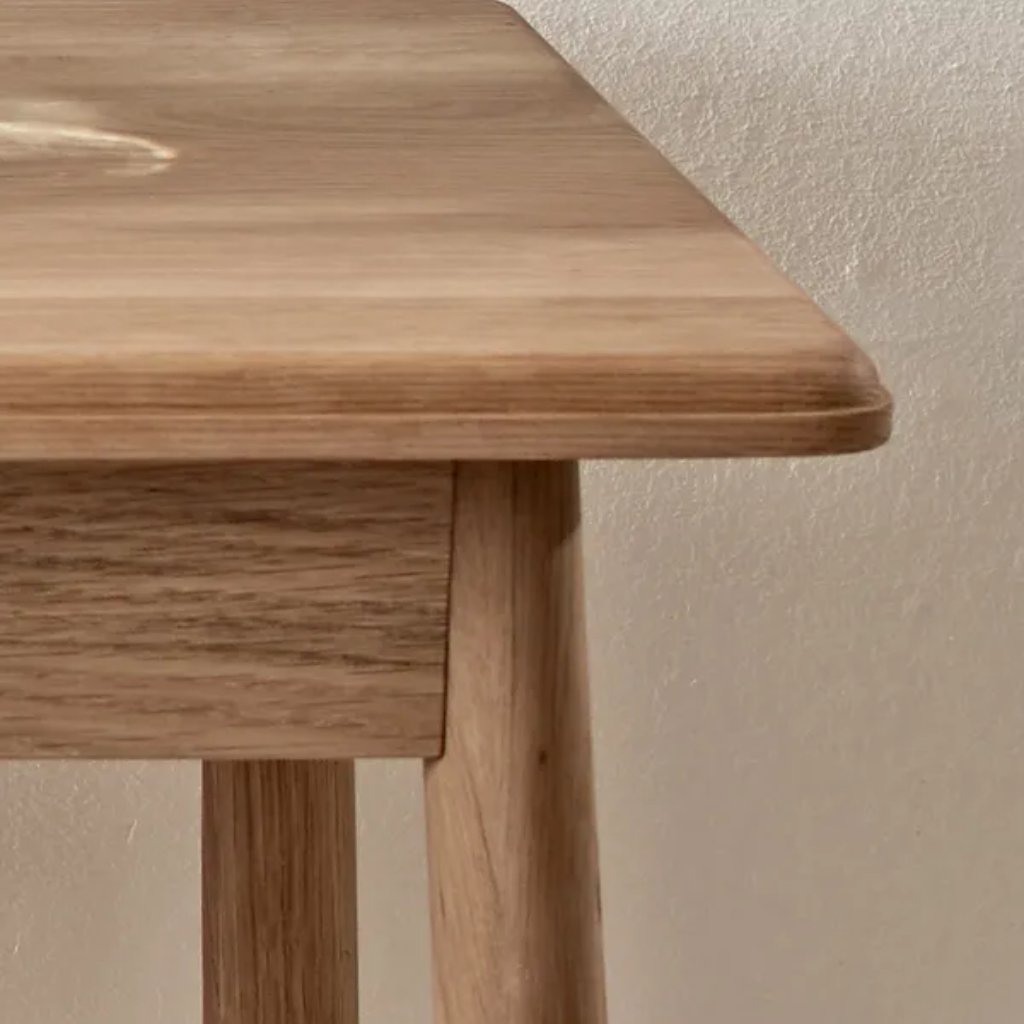 Ella Scandinavian Style Oak Wood Study Table - Image 2
