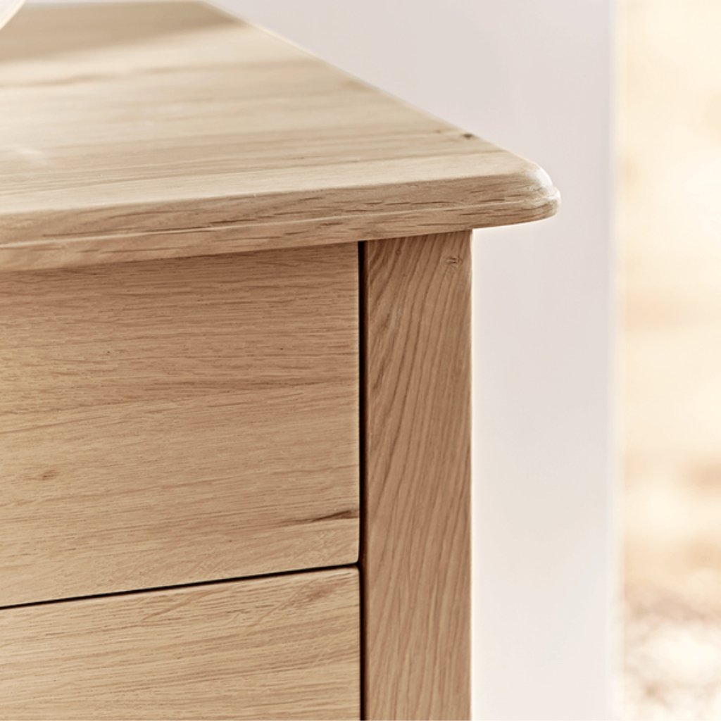 Ella Scandinavian Style Oak Wood Chest of Drawers - Image 2