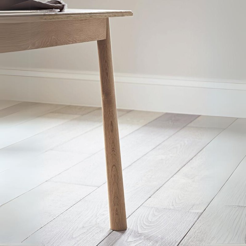 Ella Scandinavian Style Oak Wood Dining Set - Image 3