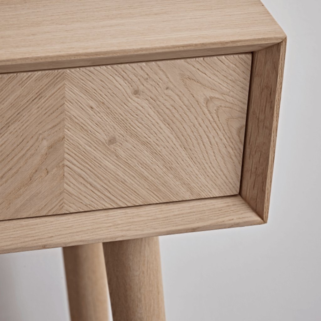 Sienna Premium Oak Wood Console Table #02 - Image 3