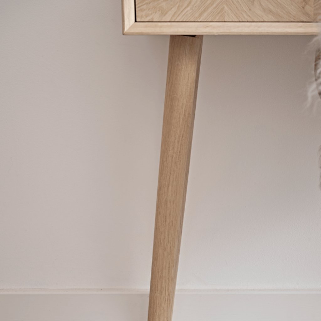 Sienna Premium Oak Wood Console Table #02 - Image 6