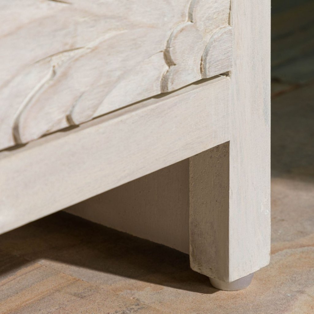 Persia Solid Wood Carved Chest of Drawers - Image 7