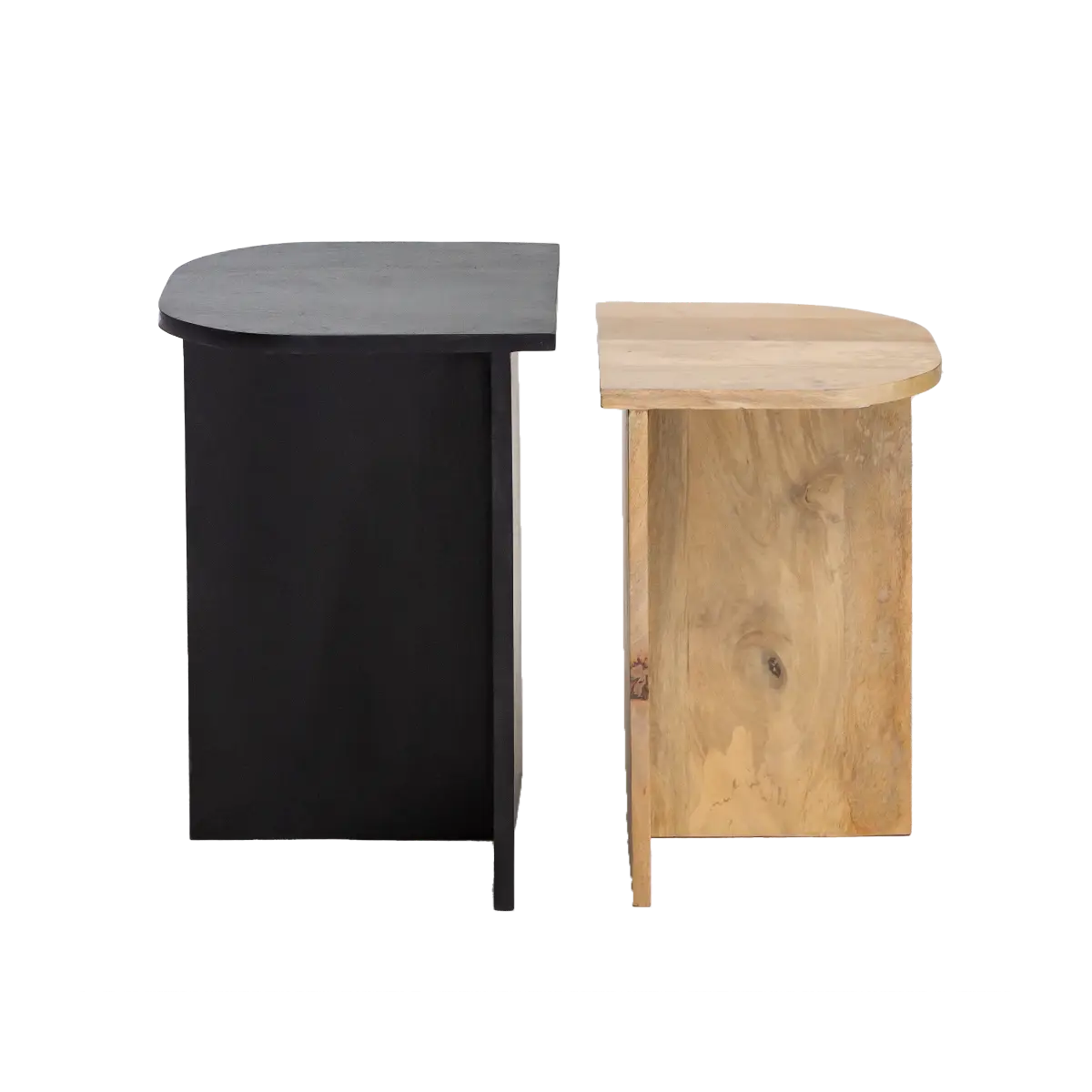 Albert Solid Wood Nesting Coffee Table Set - Image 7