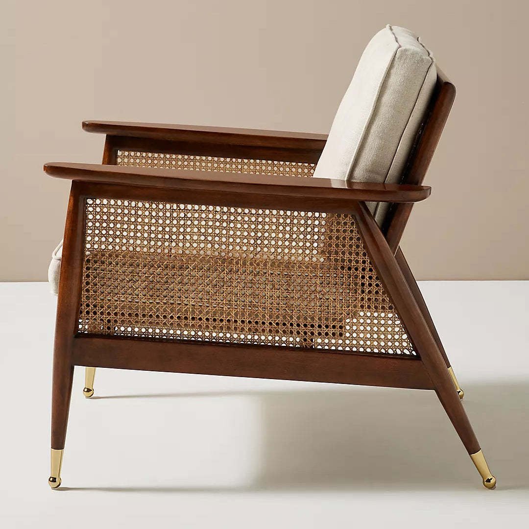 Mandor Premium Chandigarh Designed Cane Armchair - Image 5