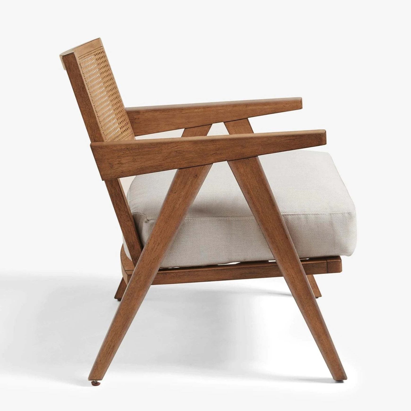 Mandor Premium Chandigarh Designed Cane Lounge Chair - Image 2