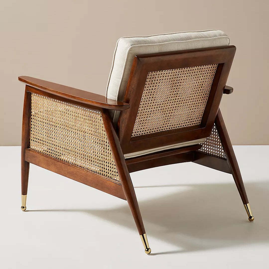 Mandor Premium Chandigarh Designed Cane Armchair - Image 6