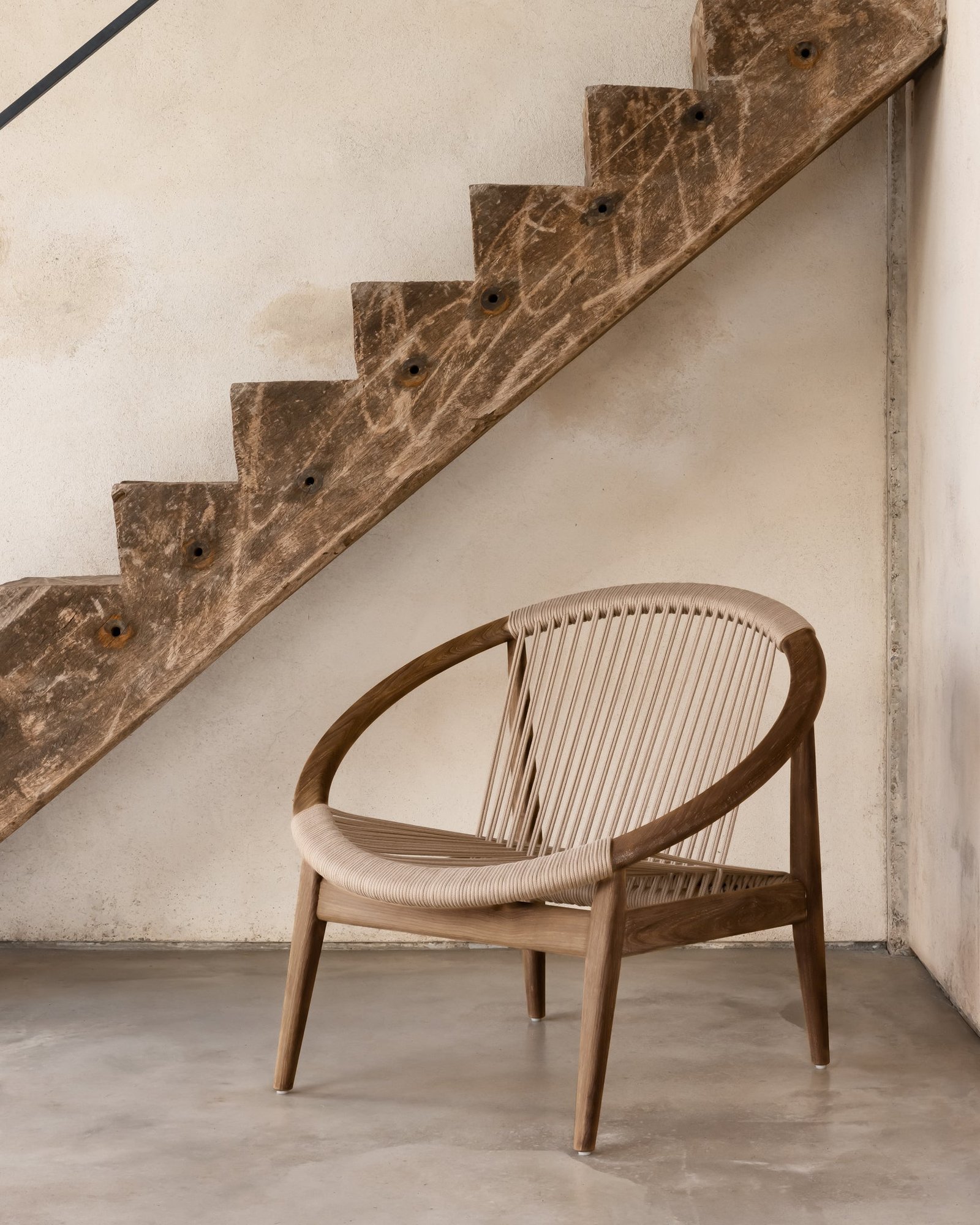 Celine Premium Solid Wood Lounge Chair