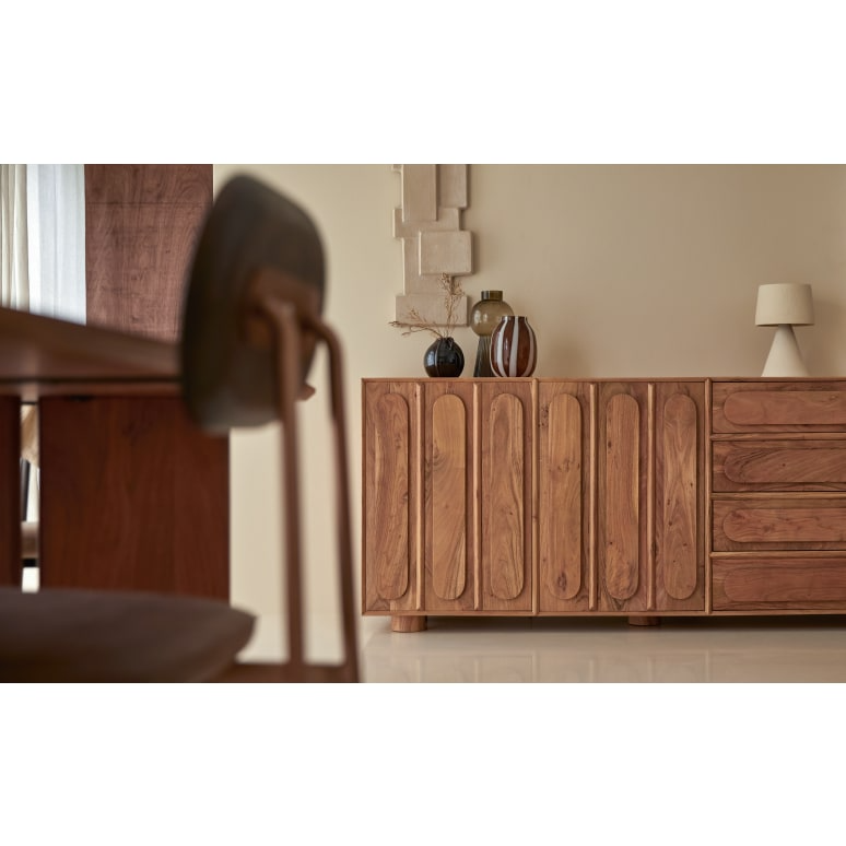 Cisco Solid Acacia Wood Sideboard - Image 5