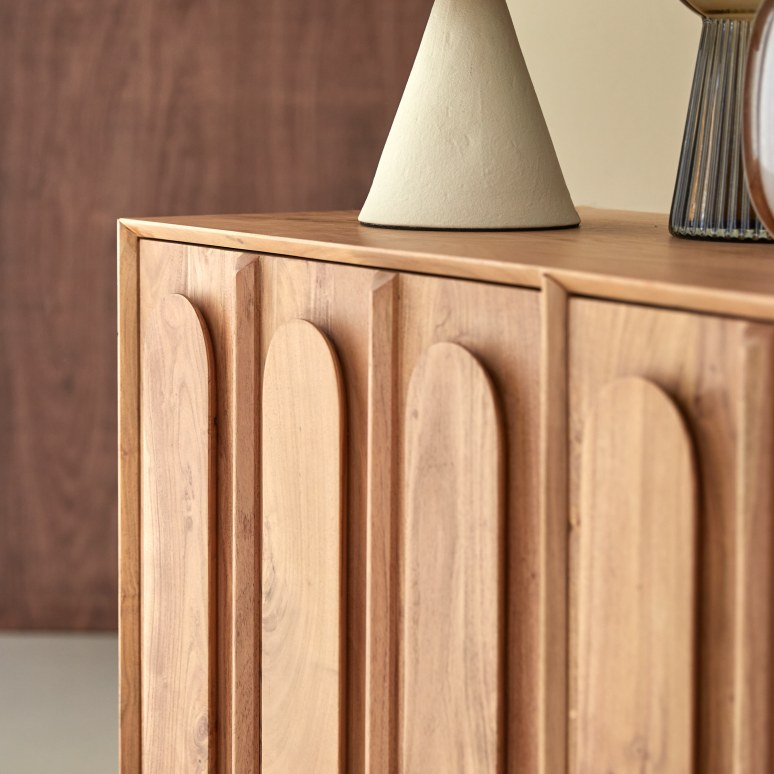 Cisco Solid Acacia Wood Sideboard - Image 6