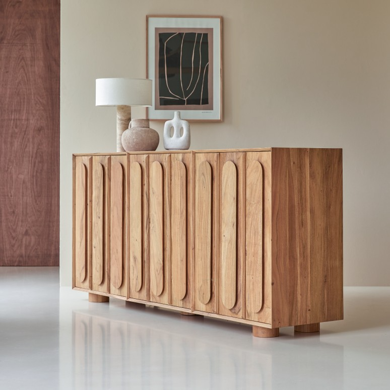 Cisco Solid Acacia Wood Sideboard #02 - Image 4
