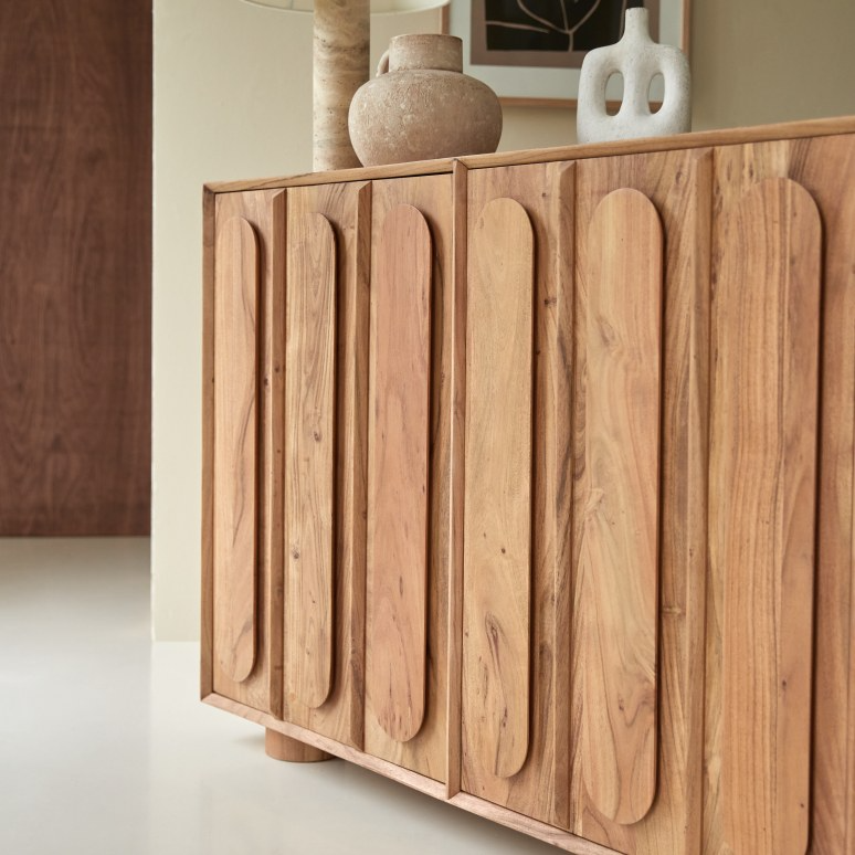 Cisco Solid Acacia Wood Sideboard #02 - Image 6