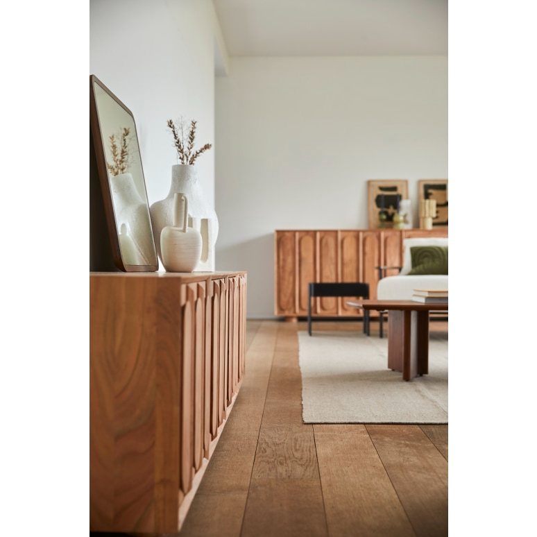 Cisco Premium Acacia Wood TV Unit - Image 6