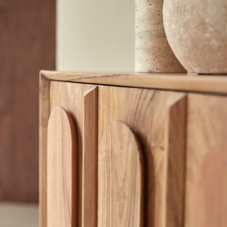 Cisco Solid Acacia Wood Sideboard #02 - Image 8