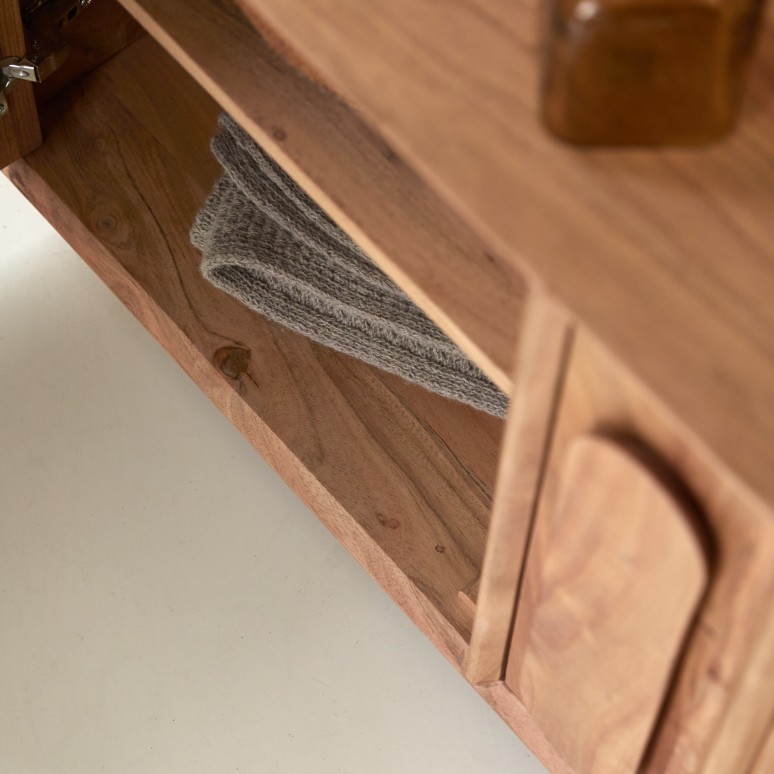 Cisco Premium Acacia Wood TV Unit #02 - Image 6