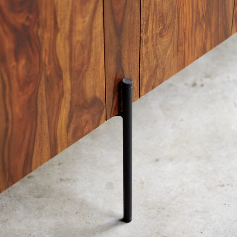 Tolka Solid Sheesham Tall Sideboard #04 - Image 5