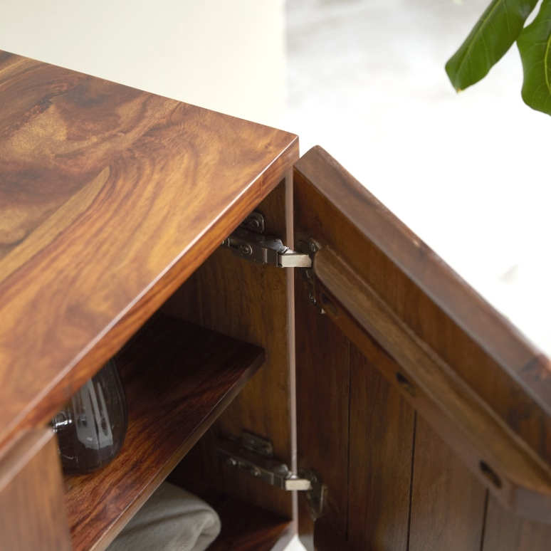 Tolka Solid Sheesham Wood Low Sideboard - Image 7