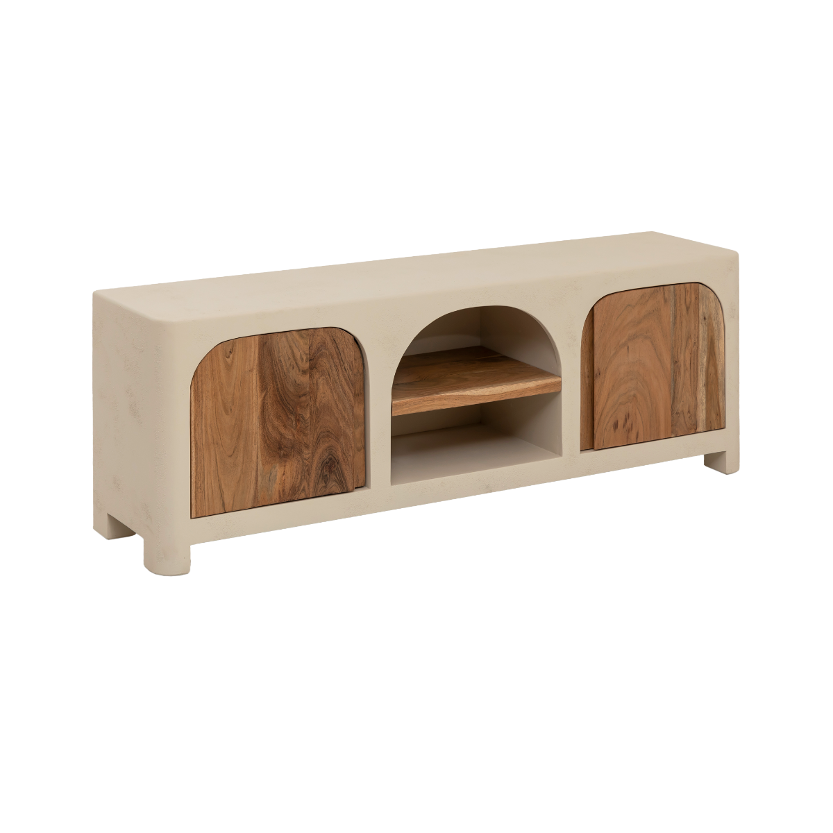 Fade Natural Solid Wood TV Unit - Image 5