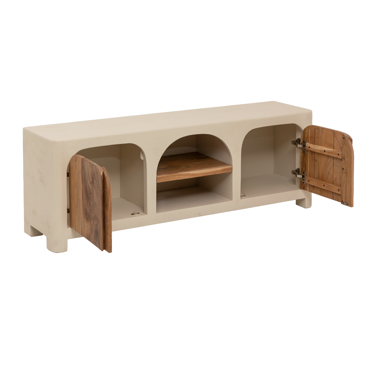 Fade Natural Solid Wood TV Unit - Image 3