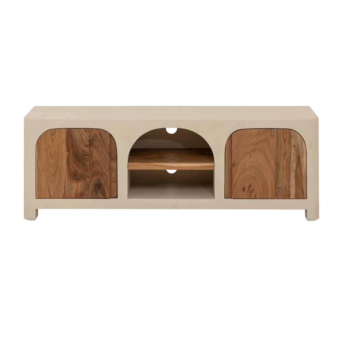 Fade Natural Solid Wood TV Unit - Image 6