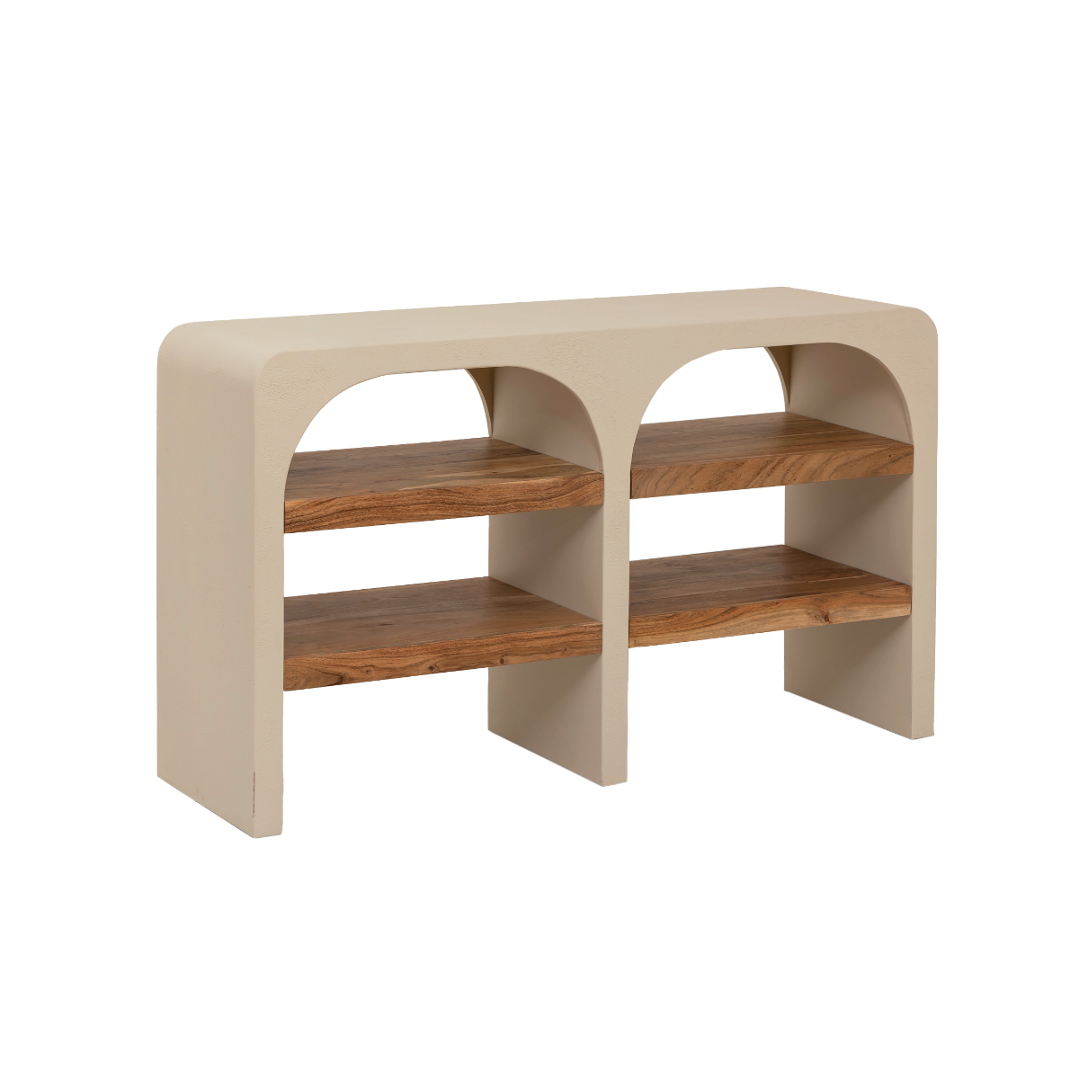 Fade Natural Solid Wood Vanity Unit - Image 2