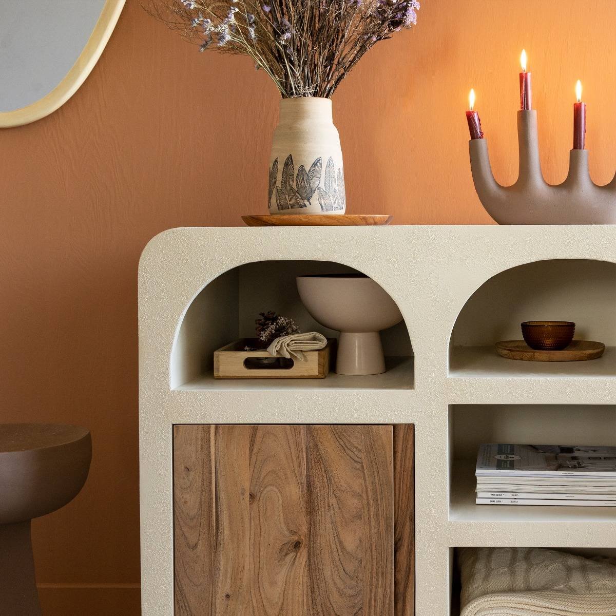 Fade Natural Solid Wood Small Sideboard - Image 9