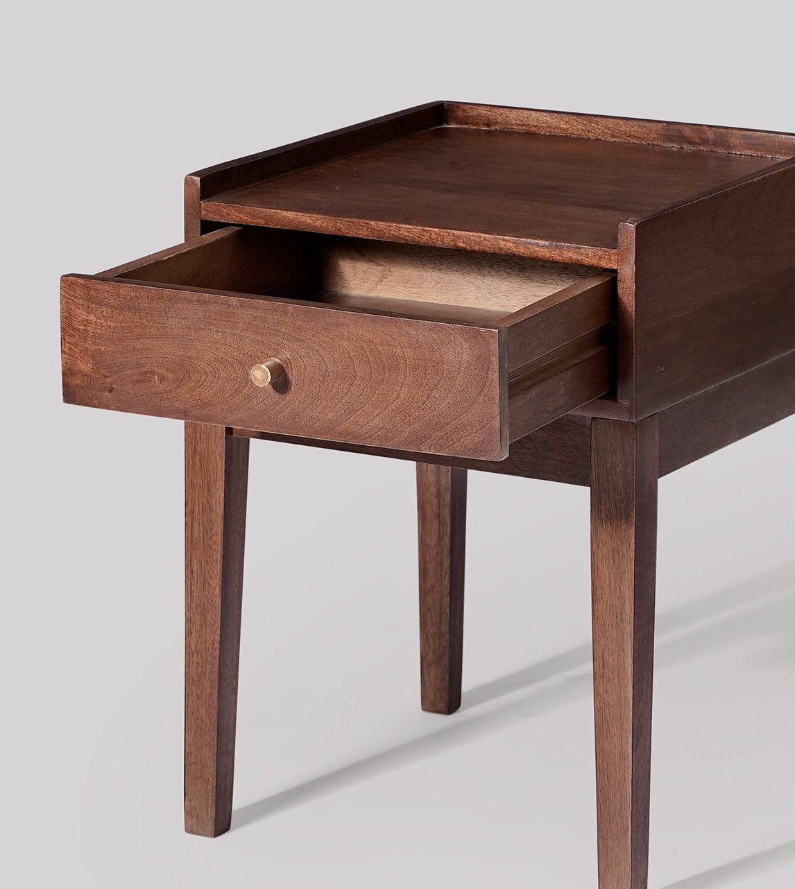 Adam Solid Wood Bedside Table - Image 5