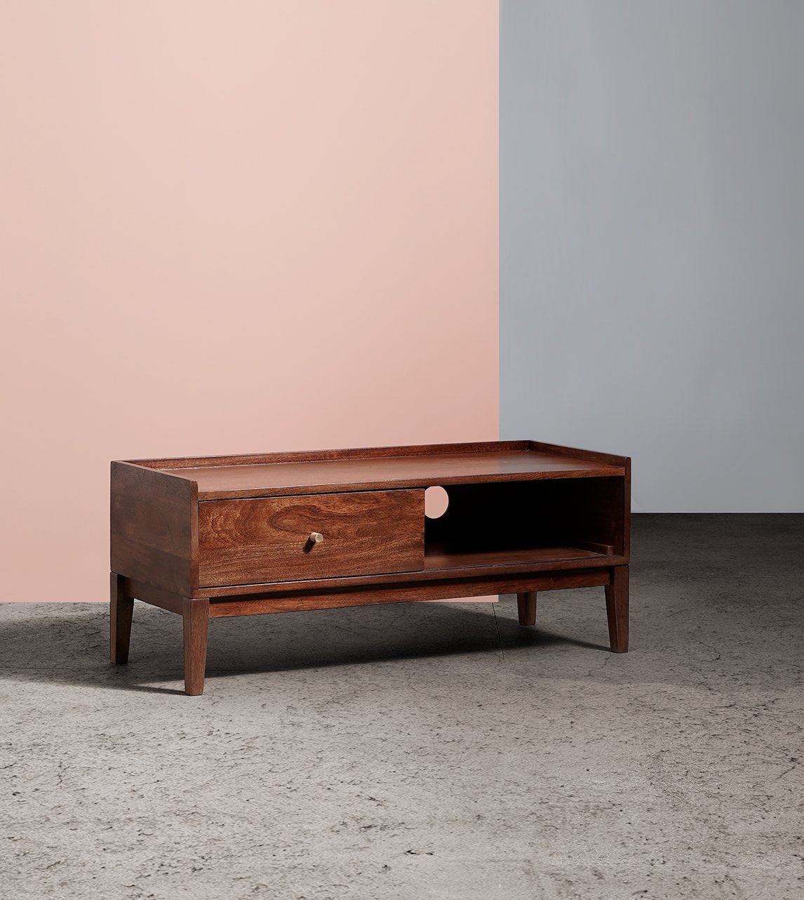 Adam Solid Wood TV Unit - Image 2