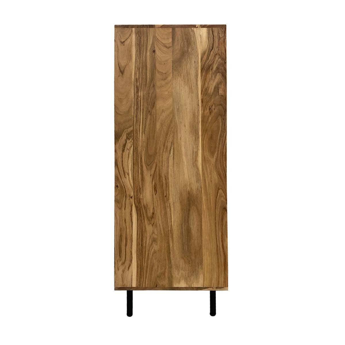 Albert Acacia Wood Bar Buffet Cabinet - Image 8