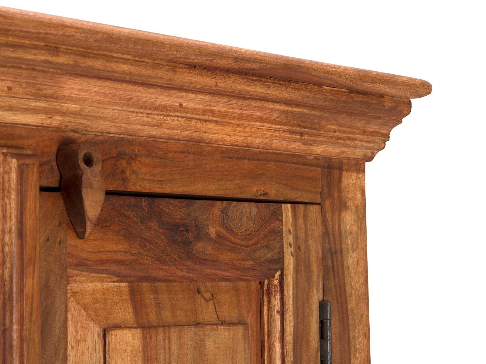 Rustic Solid Wood Wardrobe Cabinet - Image 4