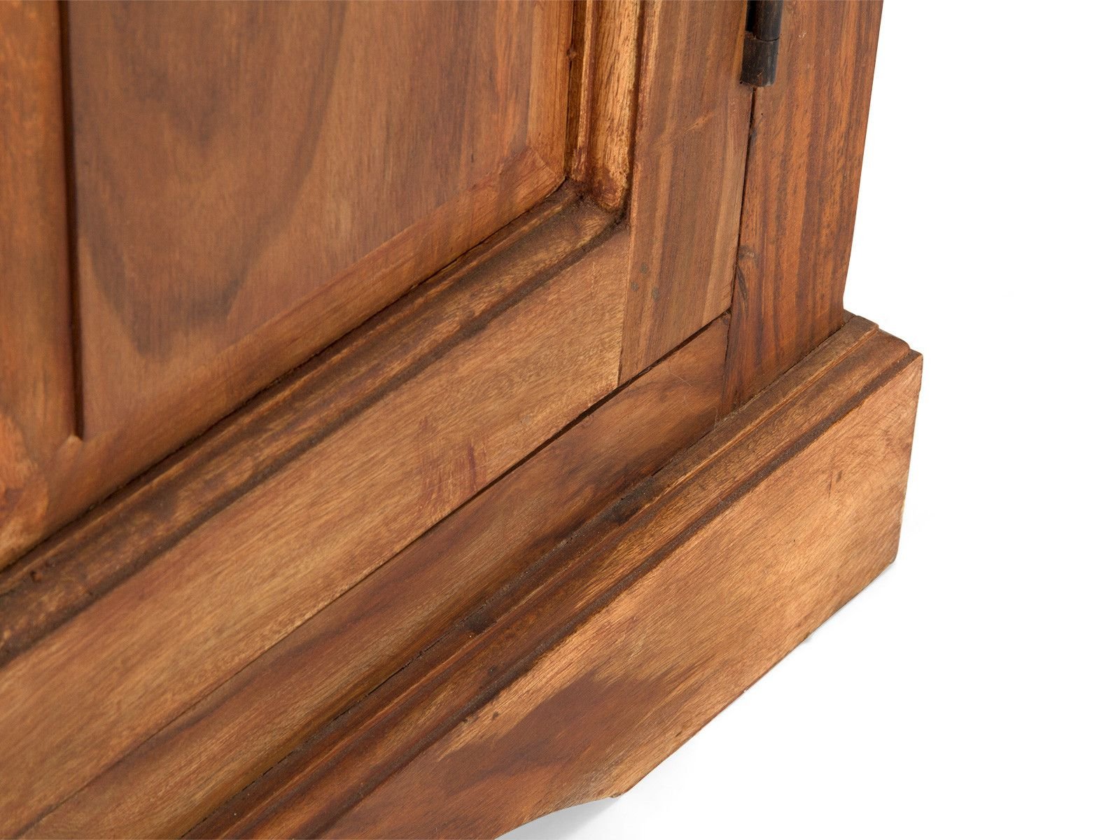 Rustic Solid Wood Wardrobe Cabinet - Image 8