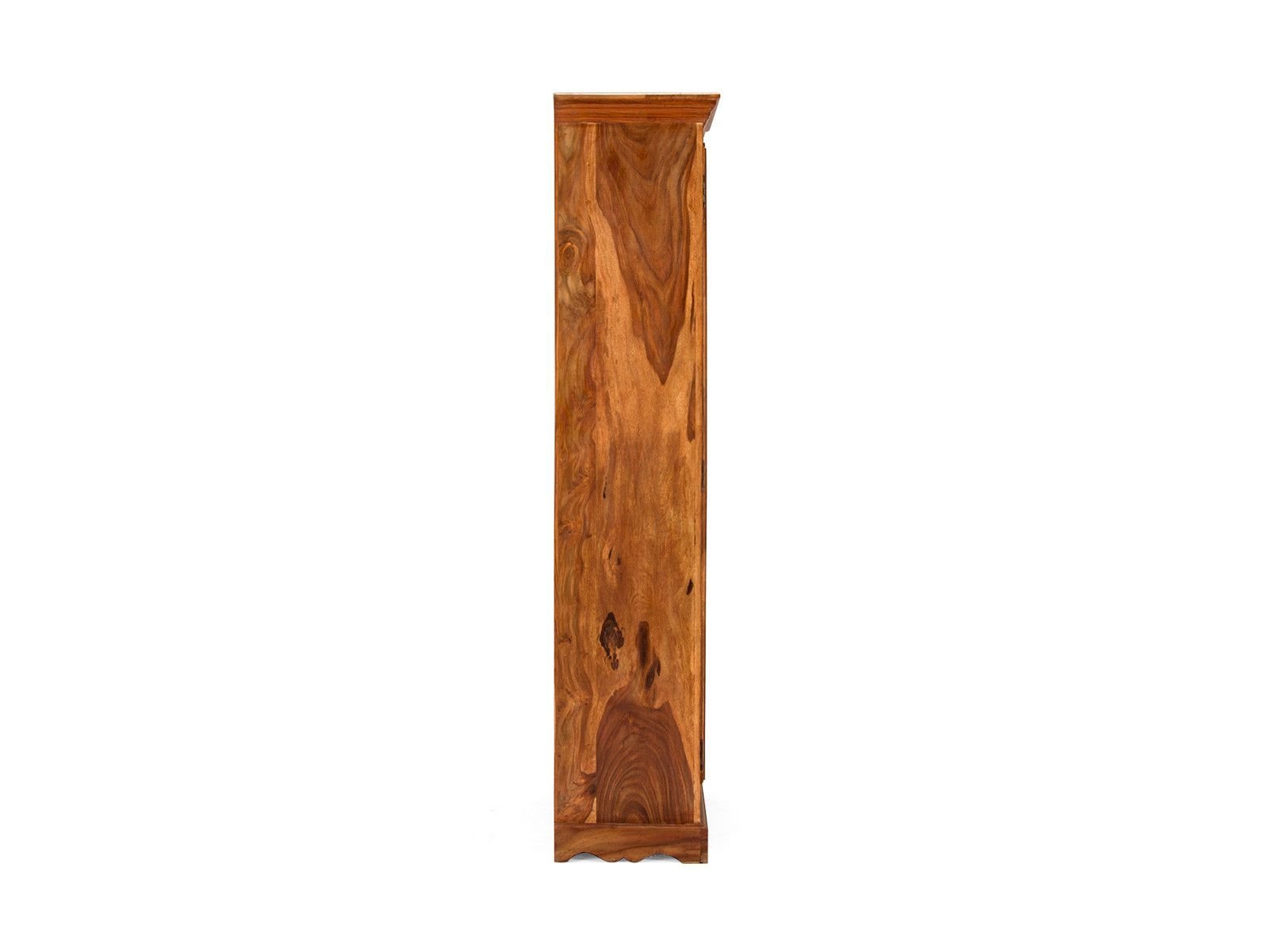 Rustic Solid Wood Wardrobe Cabinet - Image 10
