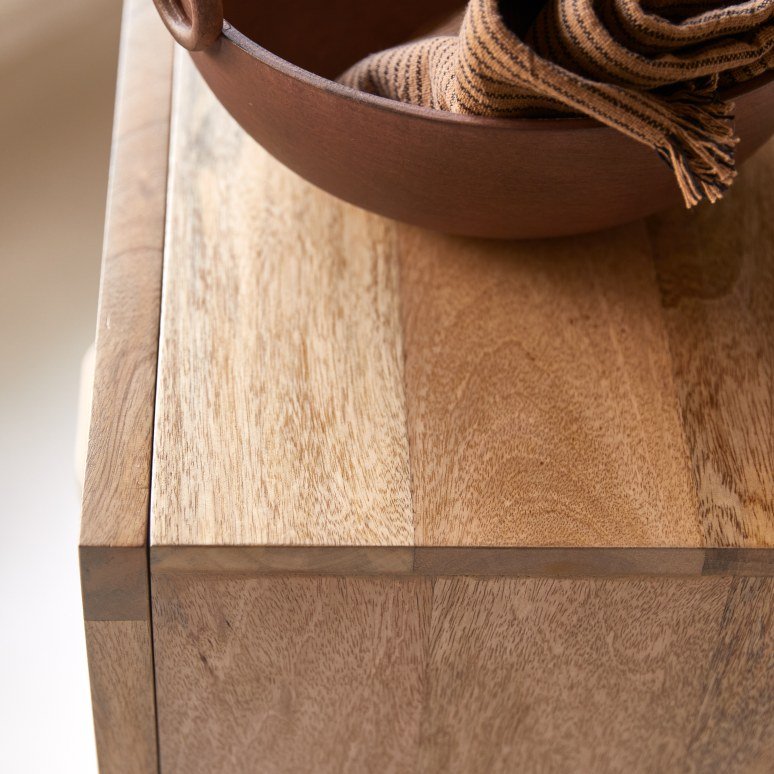Vratta Mango Wood Chest Of Drawers with Cane - Image 3