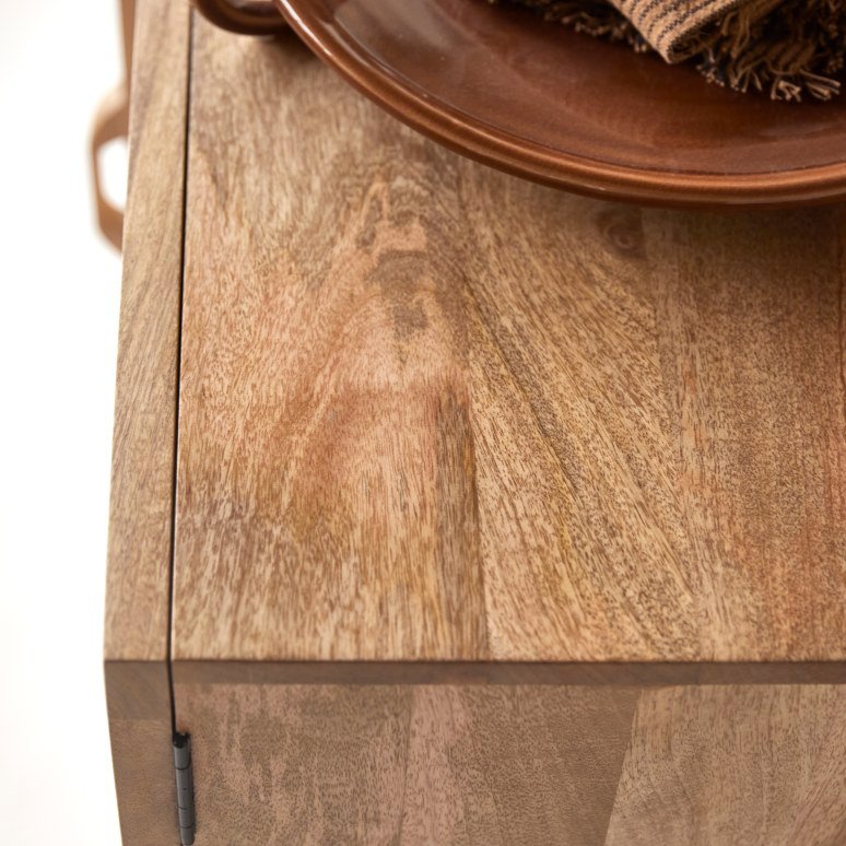 Vratta Solid Mango Wood Sideboard with Cane - Image 4