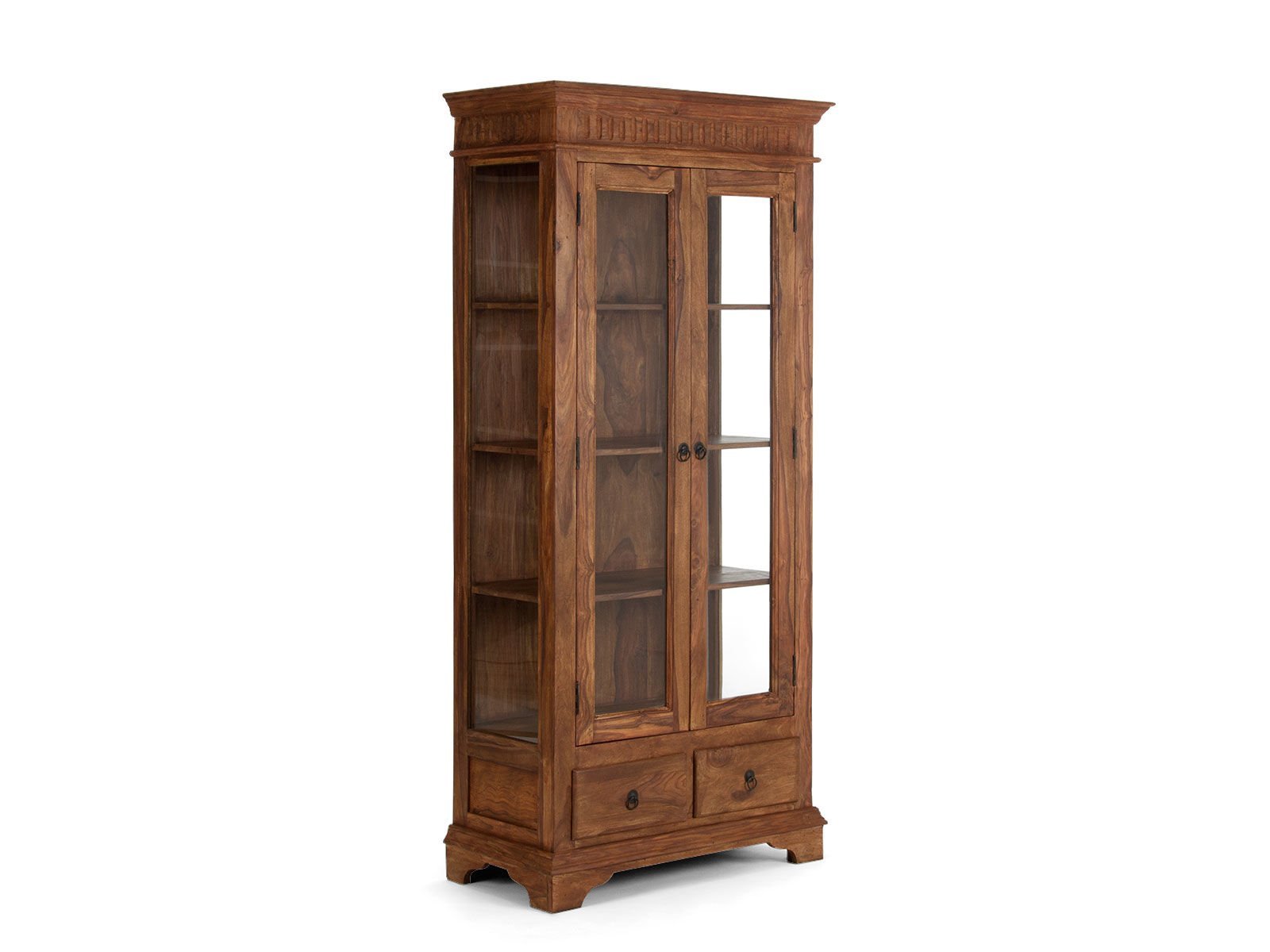 Rustic Solid Wood Display Cabinet #07 - Image 2