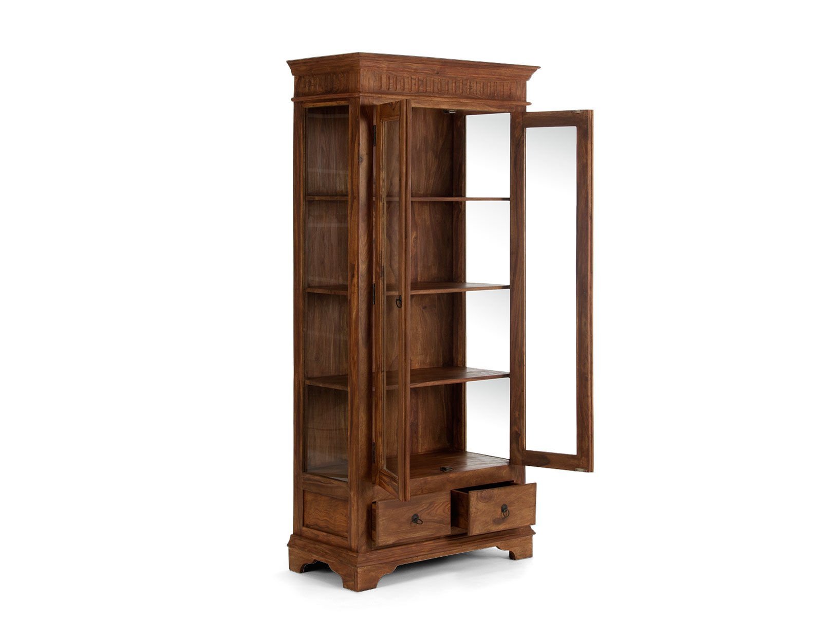 Rustic Solid Wood Display Cabinet #07 - Image 5